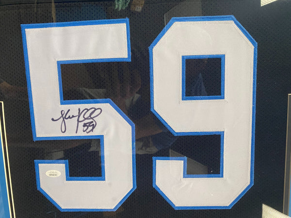 Luke Kuechly Signed Framed Jersey Sweepstakes!