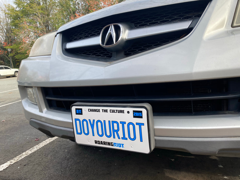 Do You Riot License Plate