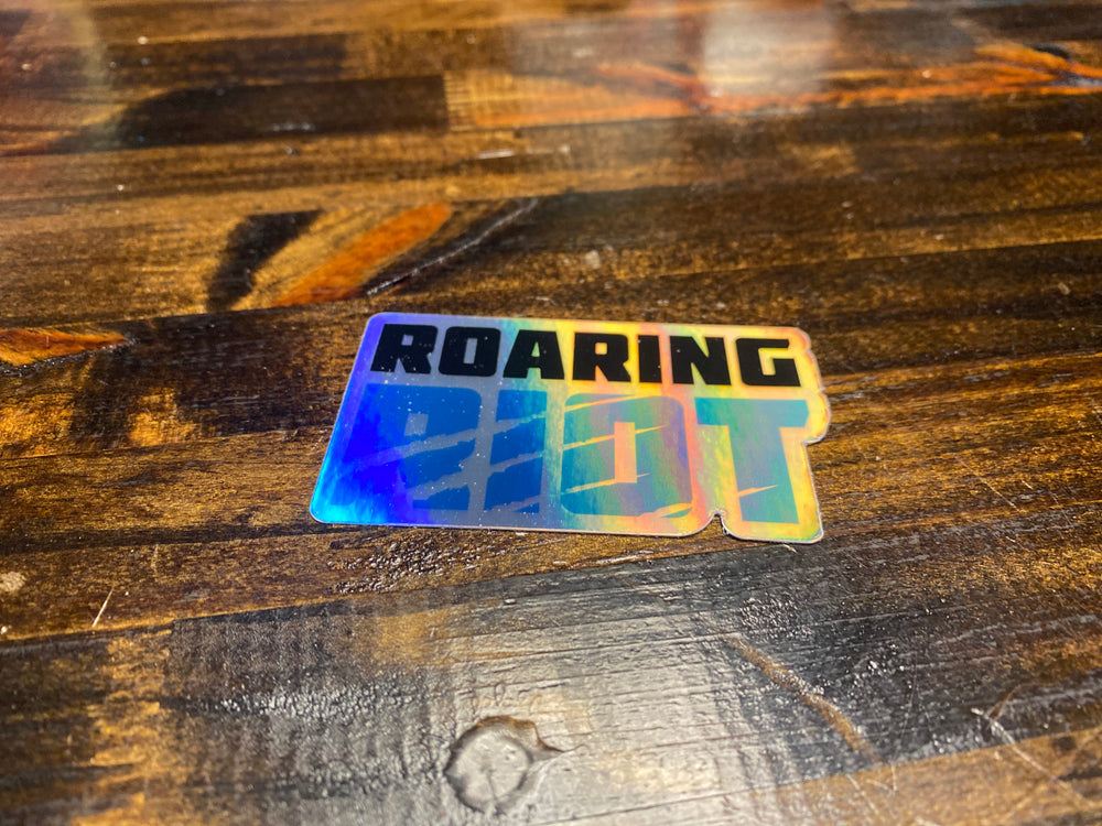 Roaring Riot Holographic Sticker