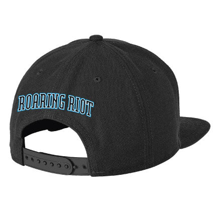 Roaring Riot Baseball Themed Cap - New Era 9Fifty Flat Bill Snapback
